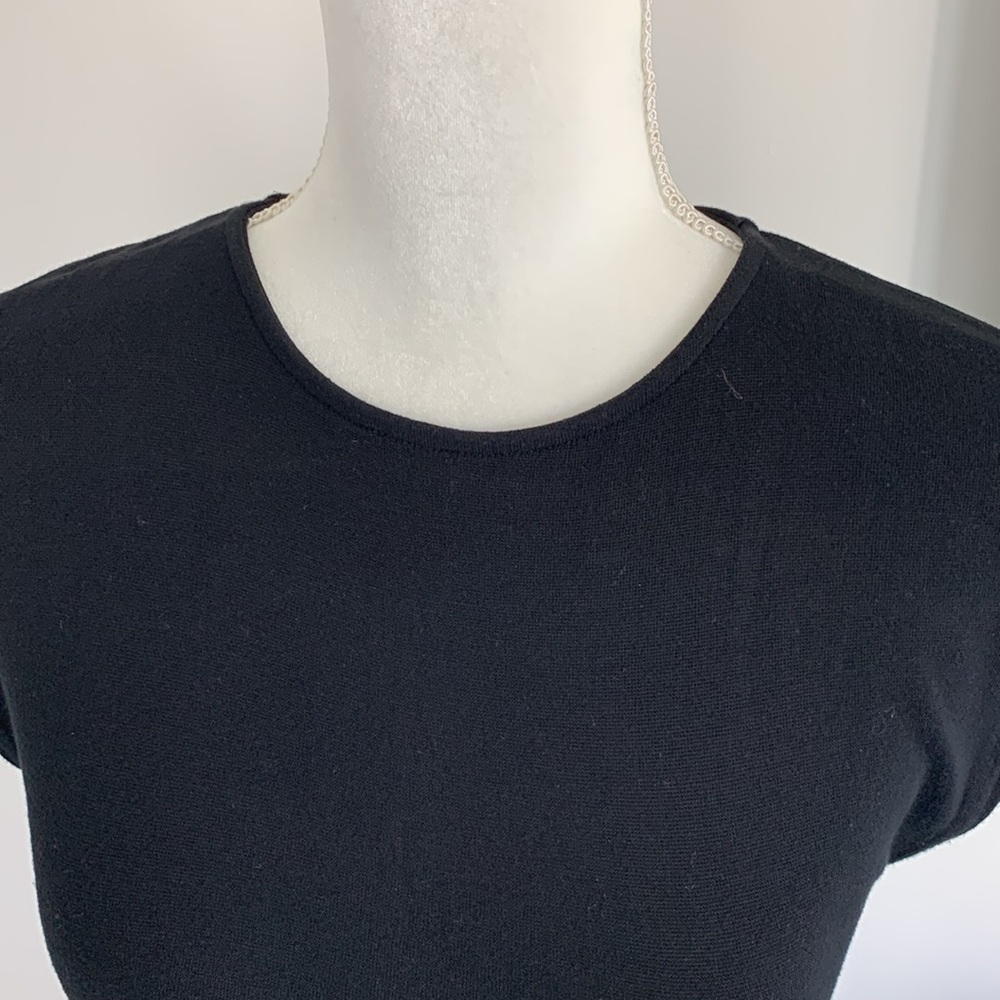 Vince black knit sleeveless midi dress - size M - Picture 2 of 5